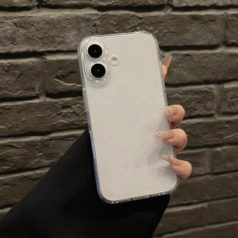 ✨wow✨ผงเพชรแผ่นโปร่งใส เทรนด์แฟชั่น เงางาม for11 12 13 15 14 16 PRO MAX XR XSMAX เคสเกาหลี 6/7/8PLUS XS 14 15PLUS - รูปที่ 4