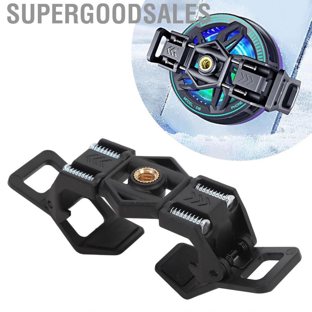 Supergoodsales Velatemor Magnetic Clackable Clackable Back Clip สำหรับพัดลมเครื่องทำความเย็นโทรศัพท์มือถือเข้ากันได้กับพัดลมระบายความร้อน 55-68 มม. พัดลมระบายความร้อนแบบพกพา