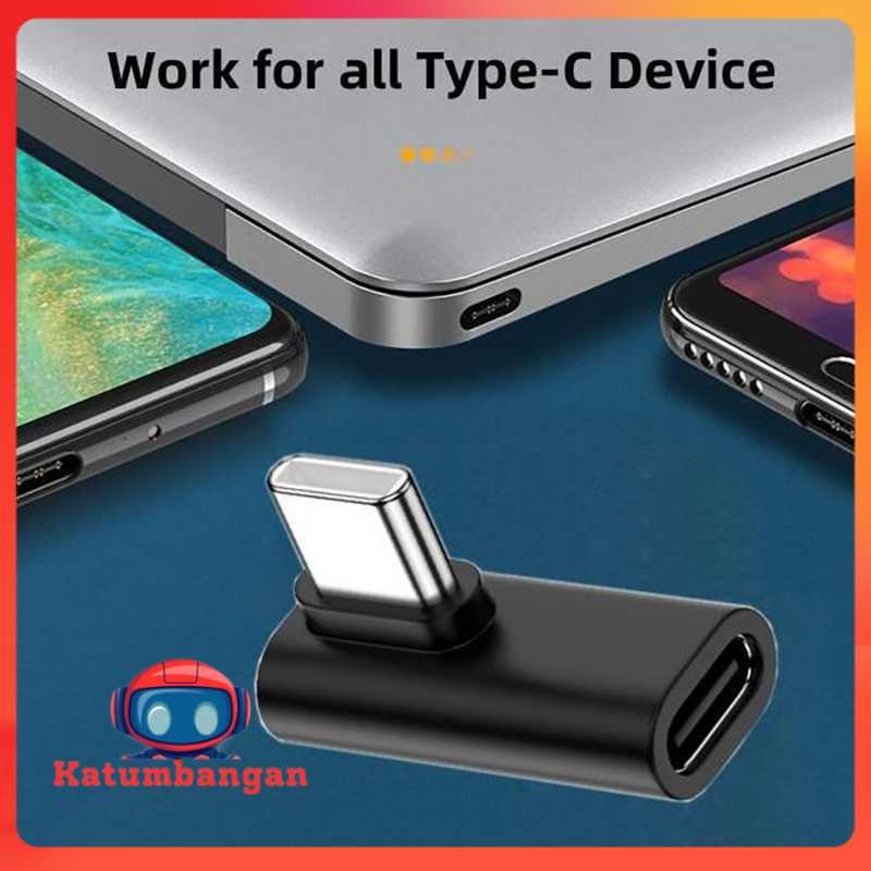 GETA USB Type C 2.0 Female Male Adaptor Center Head 480Mbps - G-03