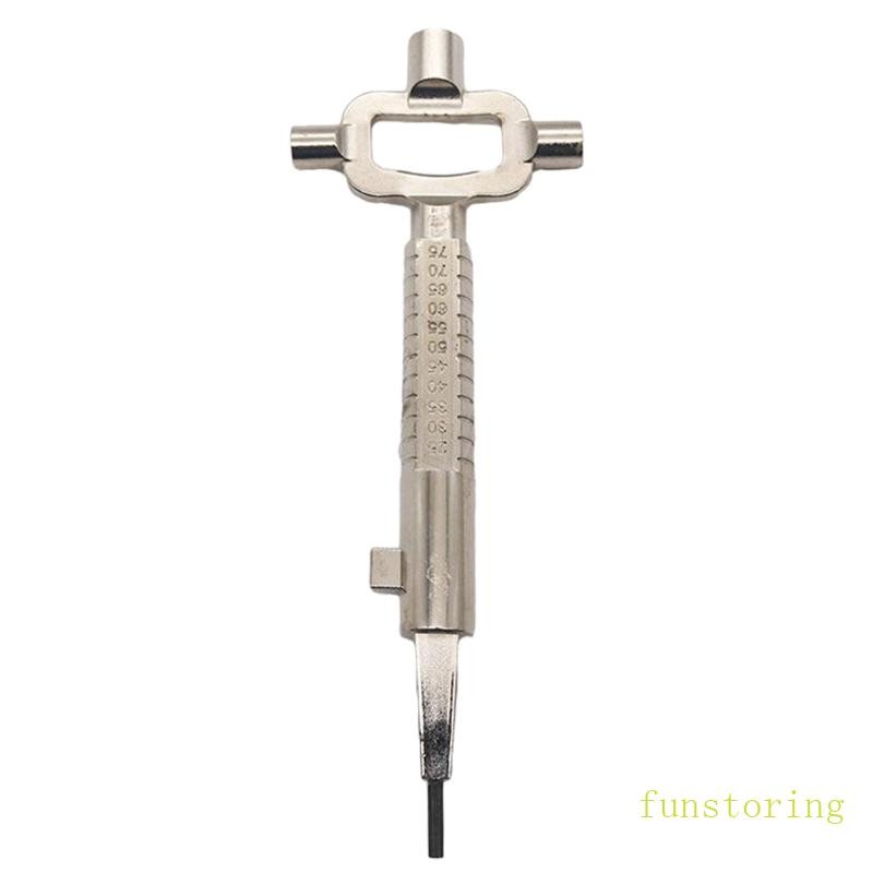 Fun Sliver Locksmith Tool เกจวัดกระบอกสูบอเนกประสงค์ แกนขั้นบันไดและ Cam
