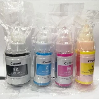 "หมึกเติมแท้ Canon GI-790 ใช้กับเครื่อง Canon รุ่น G1000/1010/2000/2010/3000/3010 Series "（สามารถออกใบเสร็จรับเงินได้）
