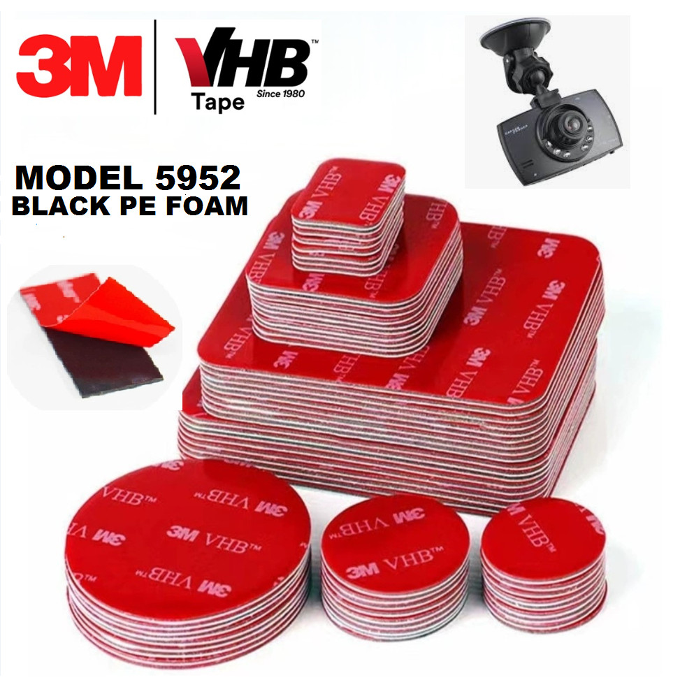 3M VHB Double Sided Tape Clear Black PE Foam Magic Nano Tape Car Strong Tape 5952