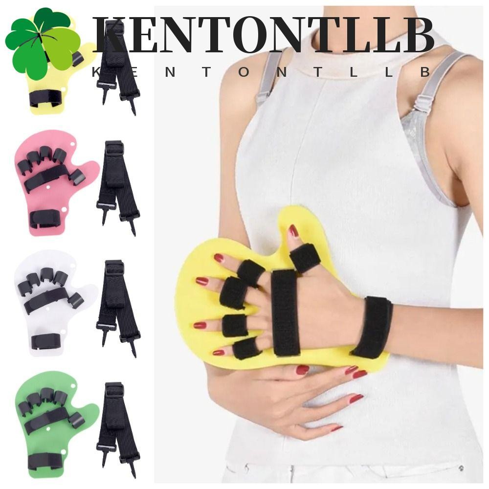 Kentontllb Finger Corrector Board, Finger Immobilization ปรับมือข้อมือนิ้วมือ Orthotics, ขยายประเภทแยกผู้ถือ Breathable การฝึกอบรมโรคหลอดเลือดสมอง Hemiplegia Hand Splint