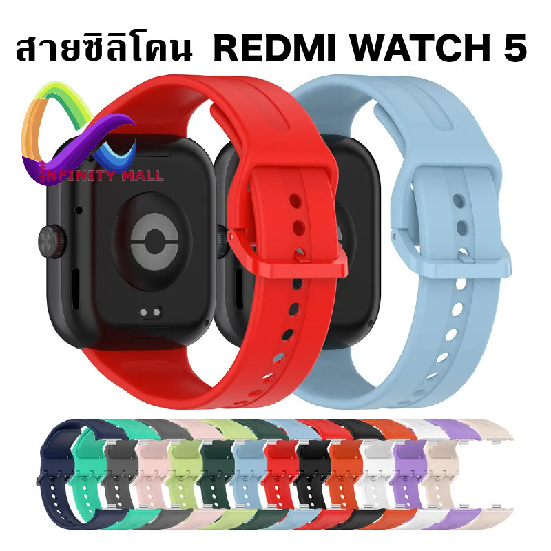สาย ซิลิโคน Redmi Watch 6 5 4 / active / lite / Xiaomi smart band 10 pro / 9 pro / band 8 pro Silicone Starp
