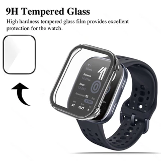 Amazfit Bip Max 6 Case PC Full Cover + กระจกนิรภัย Hard Case สําหรับ Amazfit Smart Watch Bip6 อุปกรณ์เสริม