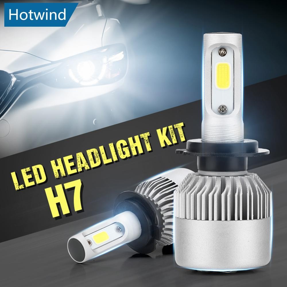 HW 1 PC H4/H7/H11 36W 16000LM LED ไฟหน้ารถ Auto Hi/Lo Beam หลอดไฟ 6000K สีขาว F7I1