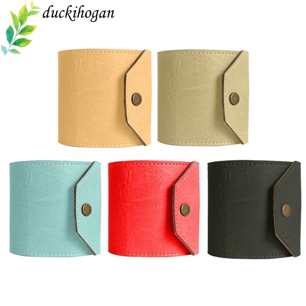 DUCQIHOGAN Wrap Wallet, Fast Cash Access Leather Cash Bag, Money Wallet Organizer Money Holder Pocke
