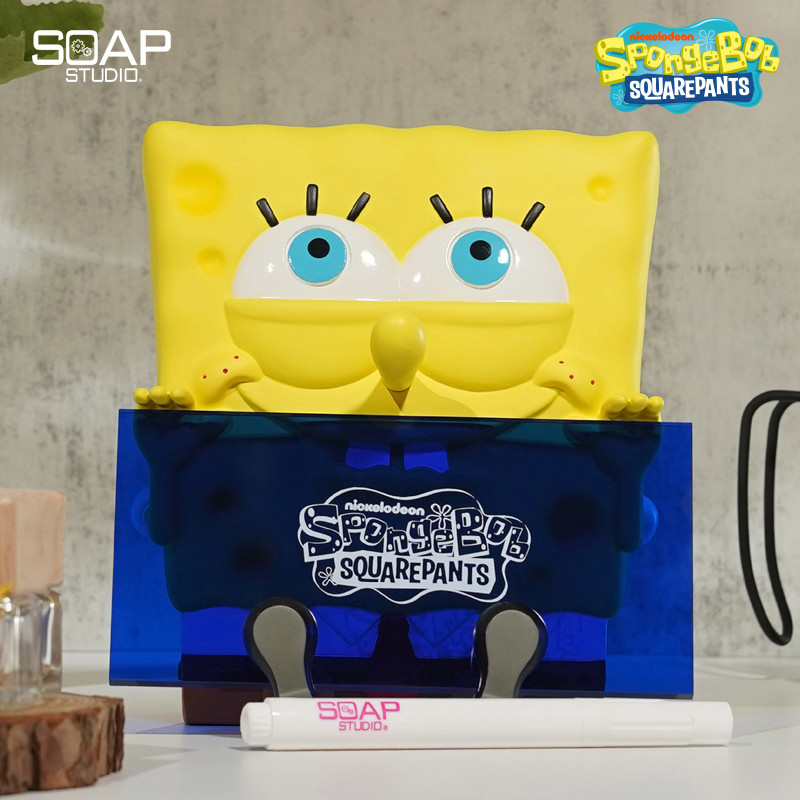 [คลังสินค้าพร้อม] Soap Studio Soap Studio Nick Animation SpongeBob SquarePants Pie Big Star Message 