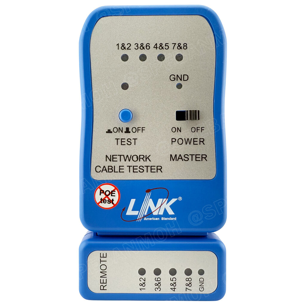 [ 1 ชิ้น ] TX-1302 เครื่องทดสอบสายแลนด์ US-8010 LINK Cable Tester TX1302 interlink UTP CABLE TESTER เครื่องมิอ TEST ส...