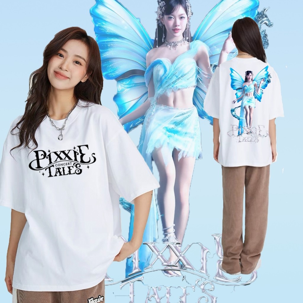 🔥HOT SALE🔥 【New】 เสื้อยืดวงนักร้องยอดนิยมของไทย ขายดี เสื้อยืดเกิร์ลกรุ๊ป Pixxie เสื้อยืดเทศกาลดนตรี