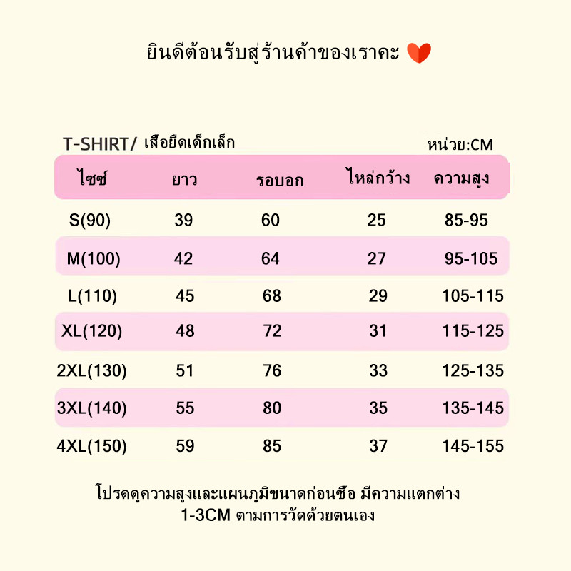 （พร้อมส่งจากกทม มาถึงใน 2วัน）เสื้อยืดแขนสั้นเด็กผู้หญิงพิมพ์การ์ตูนไอศกรีม ฤดูร้อน 2025 เสื้อเด็กผ้าฝ้ายหลวมแฟชั่นใหม่ - รูปที่ 3