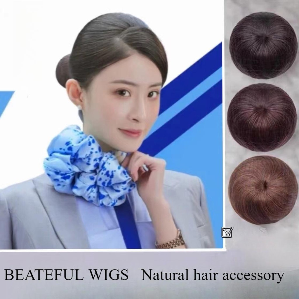Buns Claw บน Drawstring หางม้ายืดหยุ่นชิ้นผม Updo Donut Chignon คลิปบน Buns สําหรับงานแต่งงานและแสดง