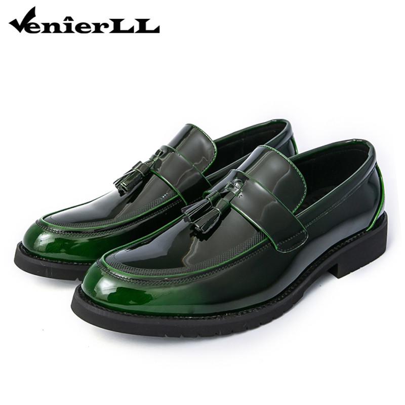 ผู้ชาย Penny Loafers Tassels Casual Slip-On รองเท้าและรองเท้าชุดกําจัดวัชพืชสําหรับผู้ชาย