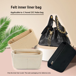 EverToner กระเป๋าสําหรับ C-honel 25C Hobo Mini ขนาดเล็กขนาดใหญ่กระเป๋าด้านใน Felt ใส่กระเป๋าถือ