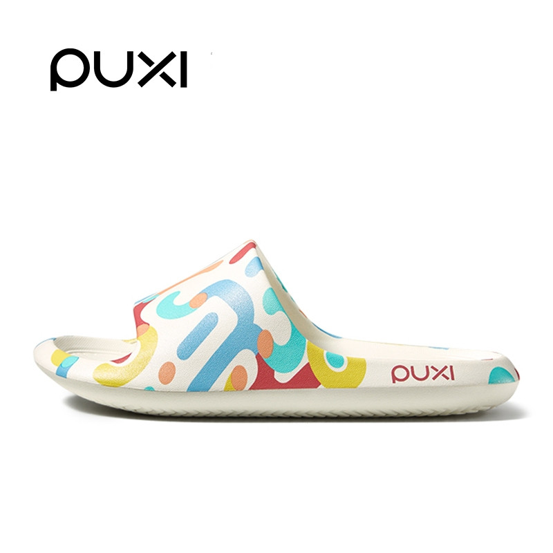 รองเท้าแตะลําลองผู้หญิง Puxi รองเท้าแตะกันลื่น EVA แบบนุ่ม