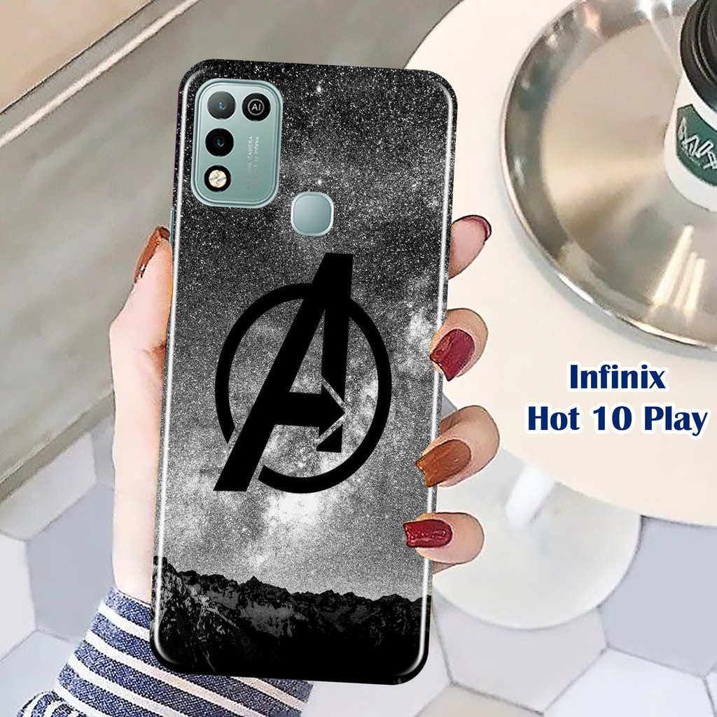 [H118] INFINIX HOT 10 PLAY Case - Fashion Case Avenger Motif - Hardcase Fullprint สําหรับโทรศัพท์มือ