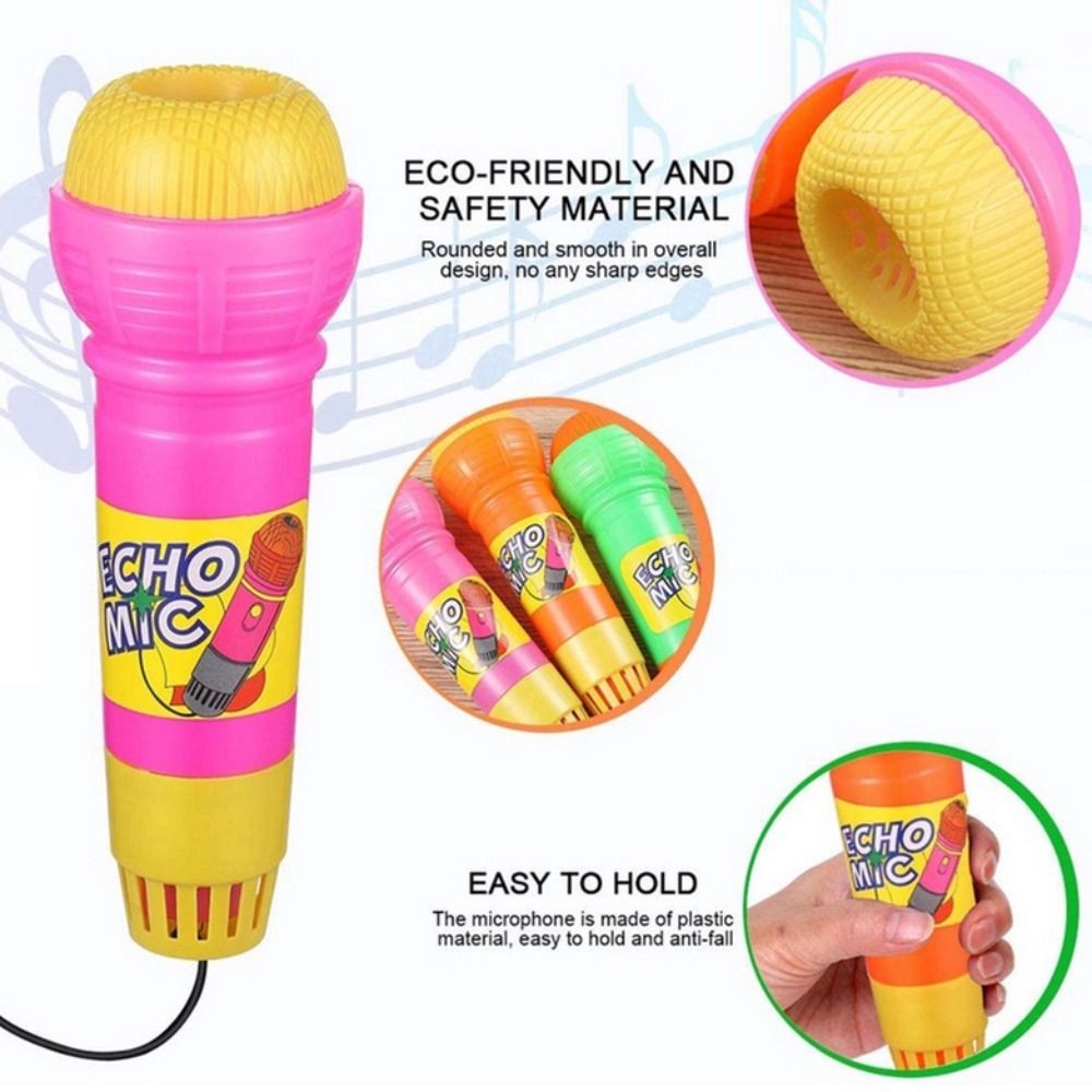 ของเล่นไมโครโฟนเสียงสะท้อนสําหรับเด็ก นิเมง ตรัสรู้ตลกไมโครโฟนจําลองการเสียงสะท้อนทางกายภาพแบบพกพาไม่จําเป็นต้องใช้แบตเตอรี่ดนตรีต้นการศึกษาของเล่นเด็กพรรคของขวั - รูปที่ 6