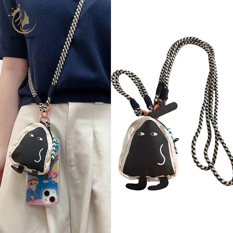 [GOY] กระเป๋าใส่เหรียญการ์ตูนสายโทรศัพท์น่ารักcrossbody Anti Lostเคสโทรศัพท์เชือกเส้นเล็กจี้TH
