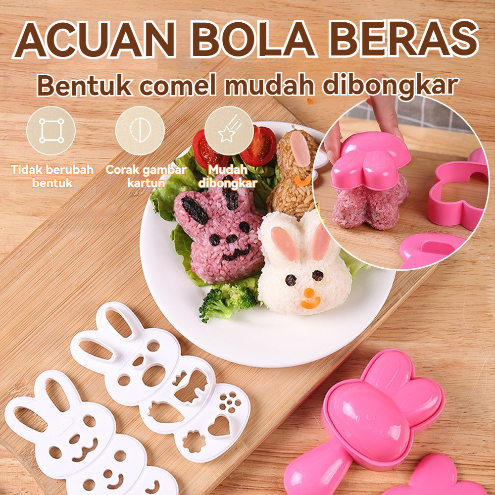 Expression Seaweed Rice Ball Mould DIY Bento Tools Sushi Shaper Seaweed Smiley Embosser