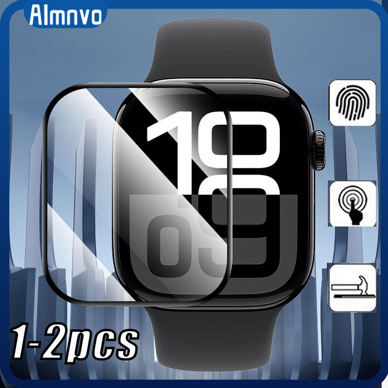 3D ฟิล์มกระจกนิรภัย สำหรับ Apple Watch 49 มม.46มม. 45 42มม. 40 44 มม. Iwatch Ultra 2 10 9 8 7 6 SE 5 38 ม