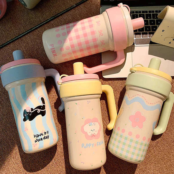 1000 มิลลิลิตร ถ้วยกาแฟฉนวนสูญญากาศ บิ๊กแม็คกระ ติกน้ําร้อนถ้วยที่มีการจัดการถ้วยกาแฟของพวกเขา 316 สแตนเลส