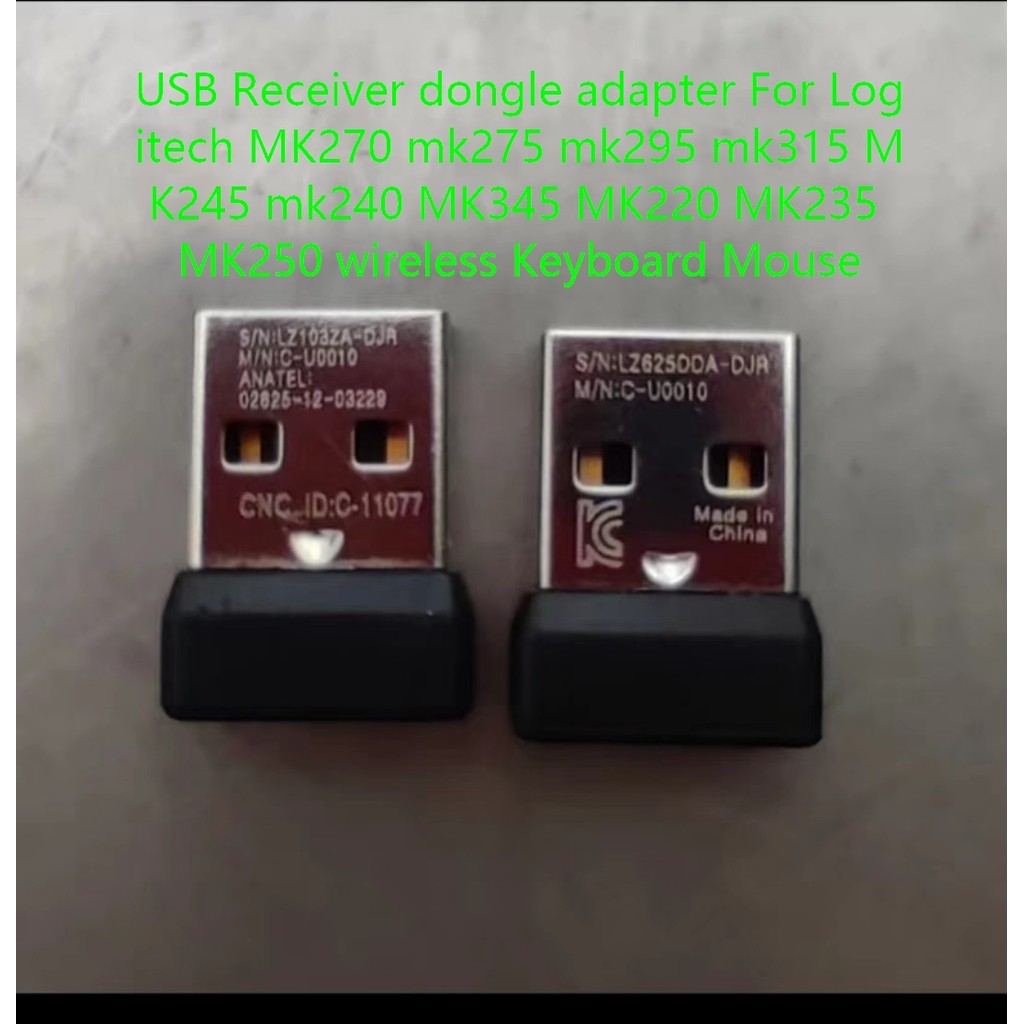 ตัวรับสัญญาณ USB dongle อะแดปเตอร์สําหรับ Logitech MK270 mk275 mk295 mk315 MK245 mk240 MK345 MK220 M