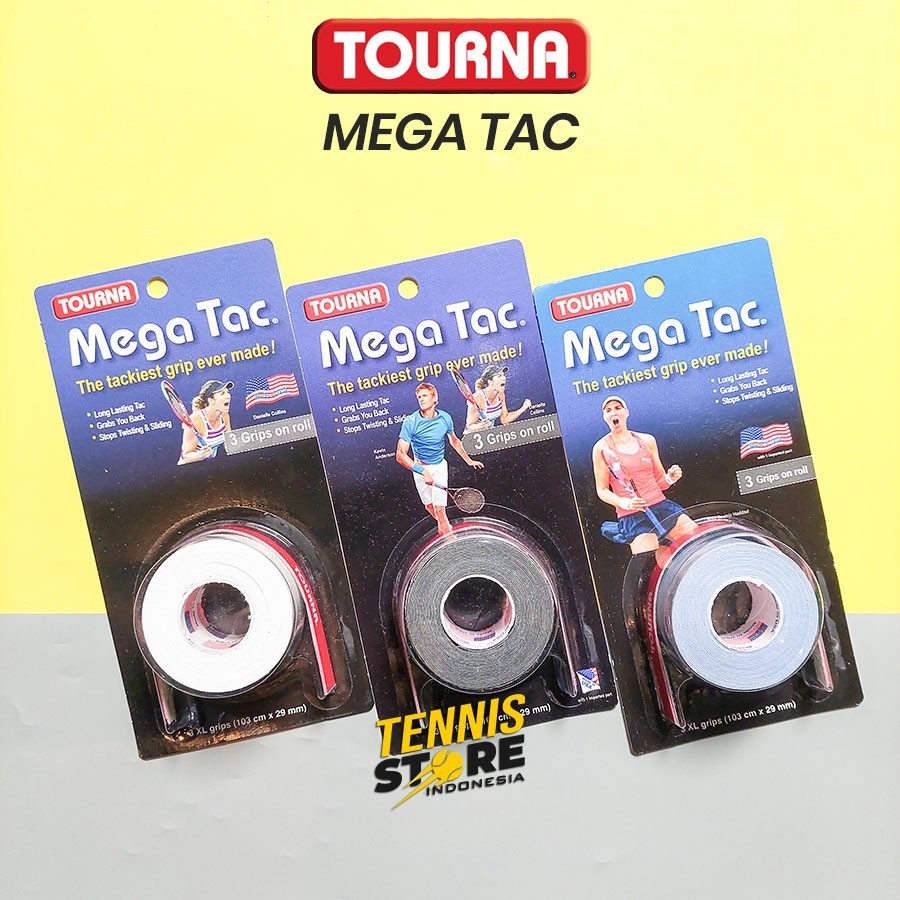 Tourna MEGA TAC XL Tennis Grip / Overgrip ดั้งเดิม