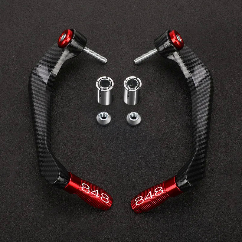 สําหรับ Ducati 848 EVO 848EVO ทุกปีอุปกรณ์เสริมรถจักรยานยนต์ 7/8 "22 มม.Handlebar Grips Guard คลัทช์