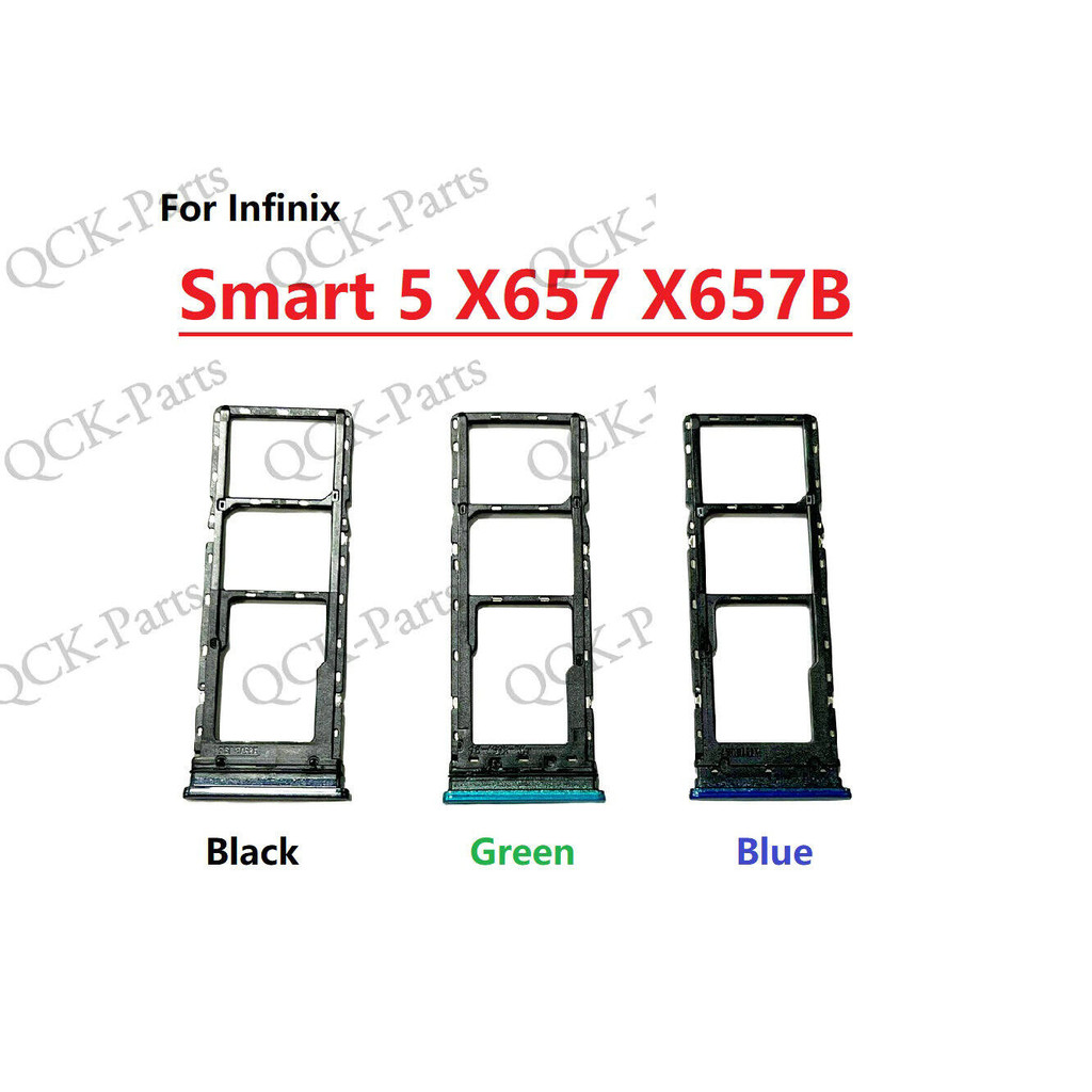 สําหรับ Infinix Smart 5 X657 X657B X657C ซิมการ์ดถาดผู้ถืออะไหล่