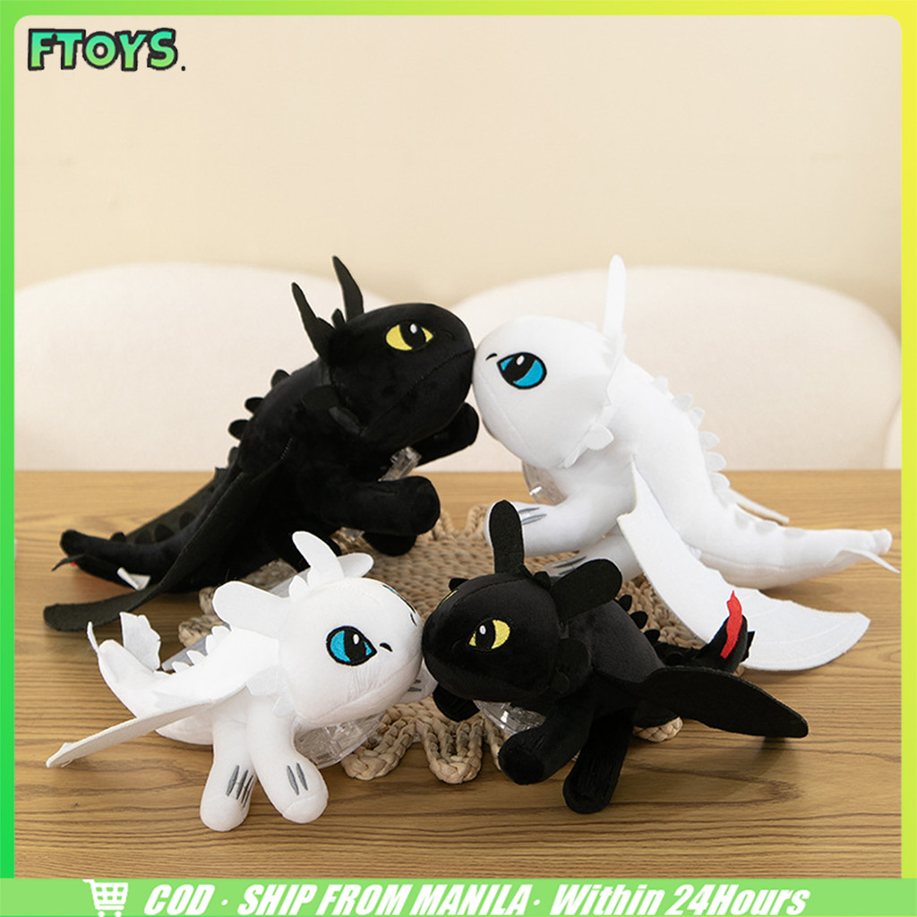 จัดส่งภัยใน24ชั่วโมง How to Train Your Dragon ตุ๊กตาเขี้ยวกุดเพลิงนิล 35ซม.สําหรับตกแต่งรถยนต์ ติดรถ