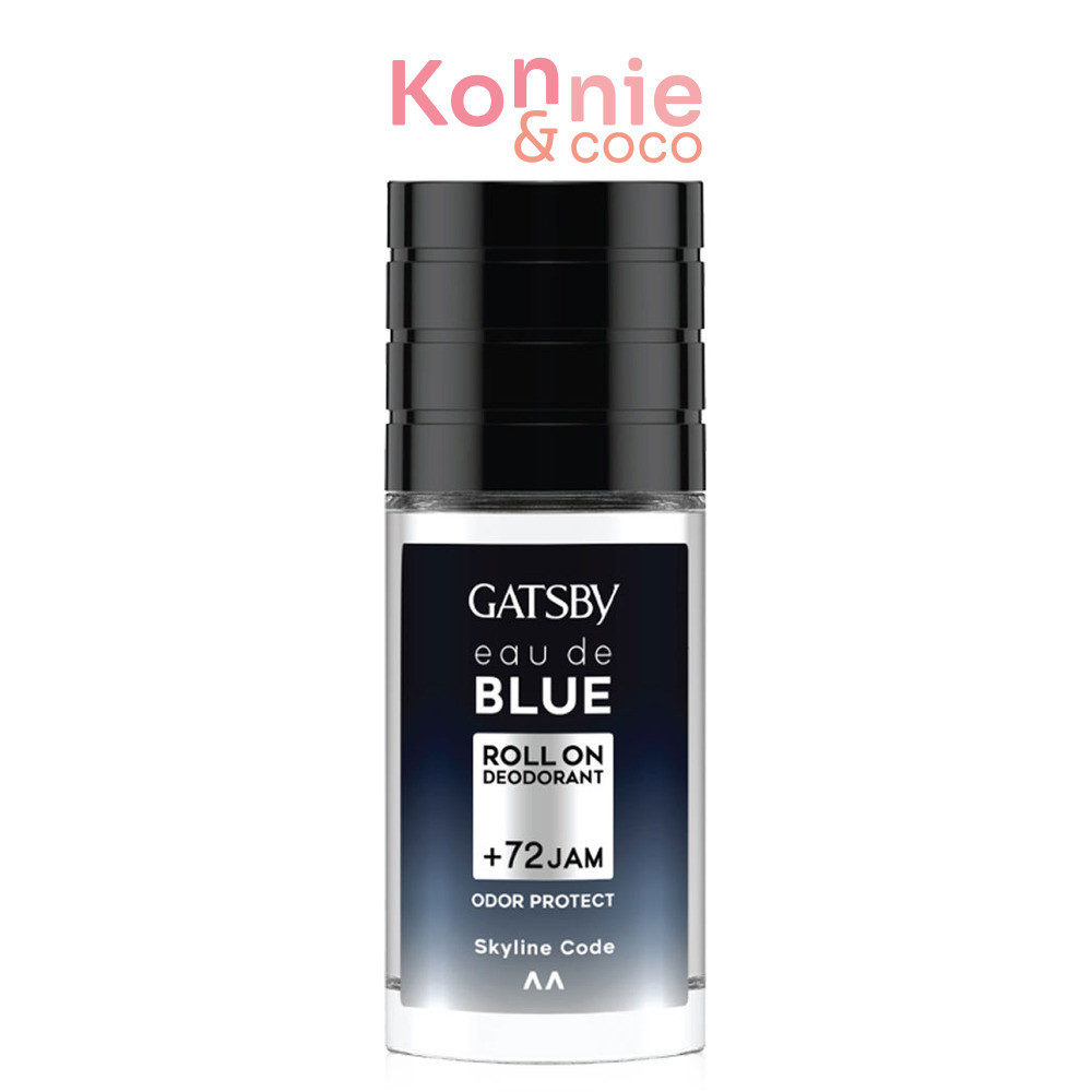 GATSBY Eau De Blue Roll On Skyline 50ml แกสบี้ โรลออน สกายไลน์ โรลออนระงับกลิ่นกาย.
