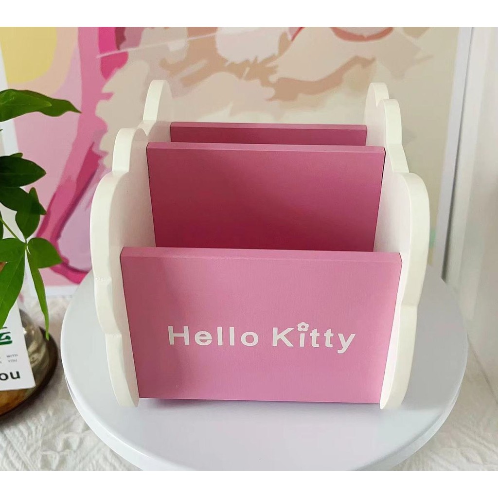 Hello Kitty Hello Kitty กล่องเก็บของห้องนั่งเล่นโต๊ะกาแฟกล่องเก็บของมัลติฟังก์ชั่นหอพักเดสก์ท็อปชั้นเก็บของน่ารัก ราคา ถูกที่สุด ดีลบีเคเค แกลเลอรีภาพที่ 8
