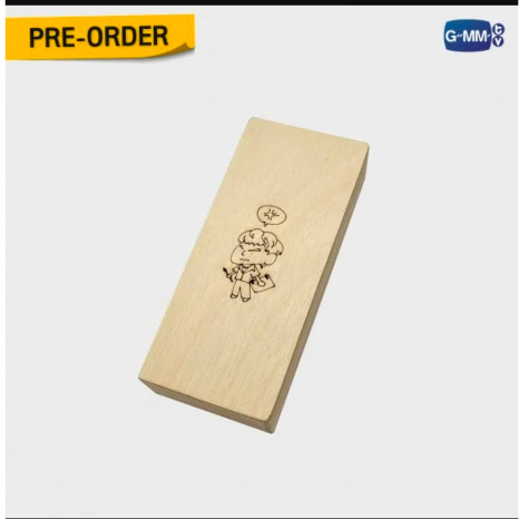 (พร้อมส่ง) Q WOODEN PENCIL BOX | WE ARE คือเรารักกัน