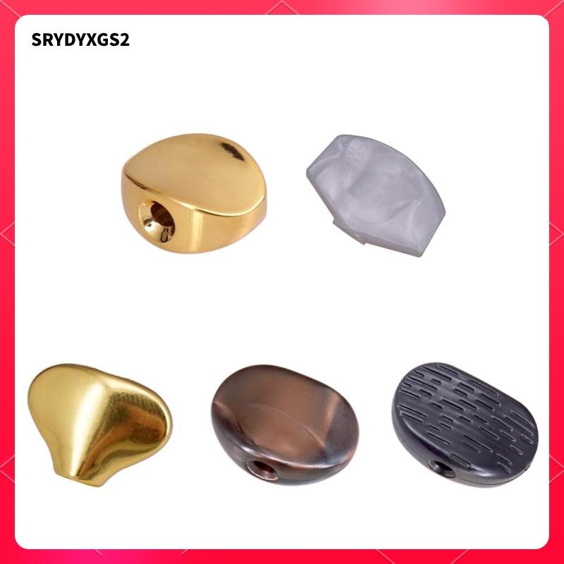 [Srydyxgs2] 6 ชิ้นหมุดหมวกหัวเครื่องกีตาร์คลาสสิกเปลี่ยนปุ่มลูกบิดสําหรับอะคูสติกกีตาร์พื้นบ้าน