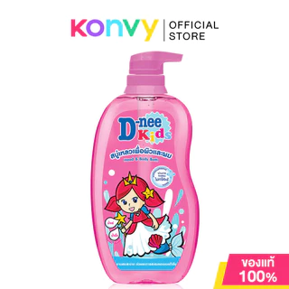 D-nee Kids Head & Body Bath ดีนี่ สบู่เหลวเพื่อผิวและผม 600ml (Cherry Berry/Happy Berry/Red Gumm)