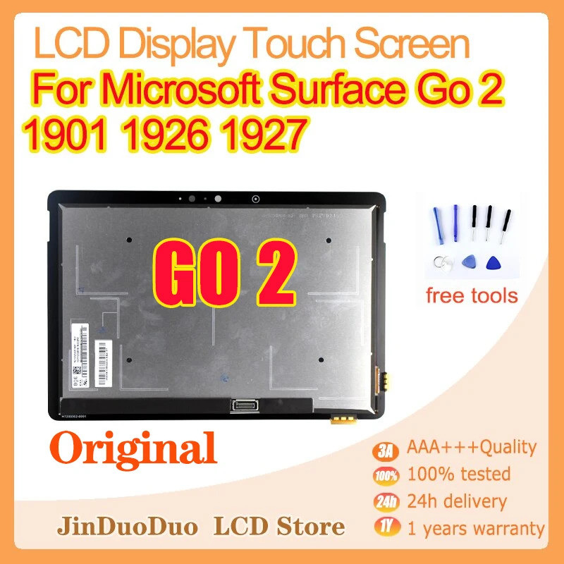 10.5 "Original สําหรับ Microsoft Surface Go2 1901 1926 1927 จอแสดงผล LCD Touch Screen Digitizer สําหรับ Microsoft Surface Go 2 จอแสดงผล Go2