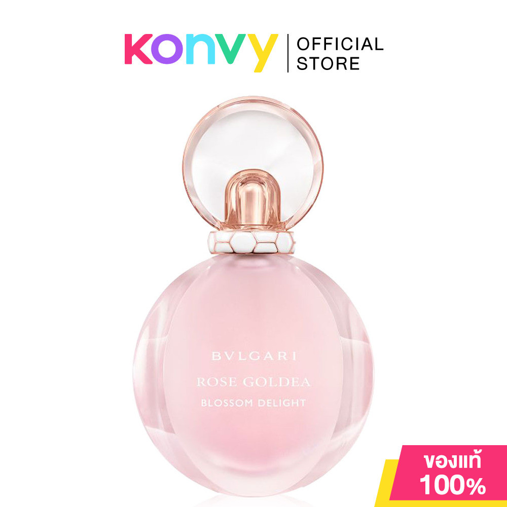 Bvlgari Rose Goldea Blossom Delight EDT น้ำหอมบุลการีสำหรับผู้หญิง ให้ความรู้สึของดอกไม้ที่กำลังผลิบาน.