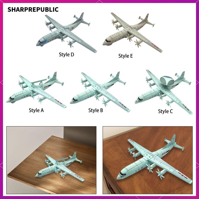 [Sharprepublic] โมเดลเครื่องบิน 4D สเกล 1:240 แฮนด์เมด ของเล่น สําหรับของขวัญ ปาร์ตี้