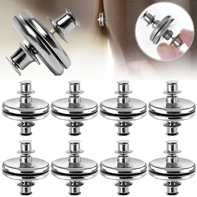 แนะนำ ผ้าม่าน 3/5/10 คู่โลหะแม่เหล็กผ้าม่าน Holdabcks - ผ้าม่านที่ถอดออกได้ปิดคลิปปุ่มผู้ถือ - Home Organizer ราคาพิเศษ มีเก็บเงินปลายทาง