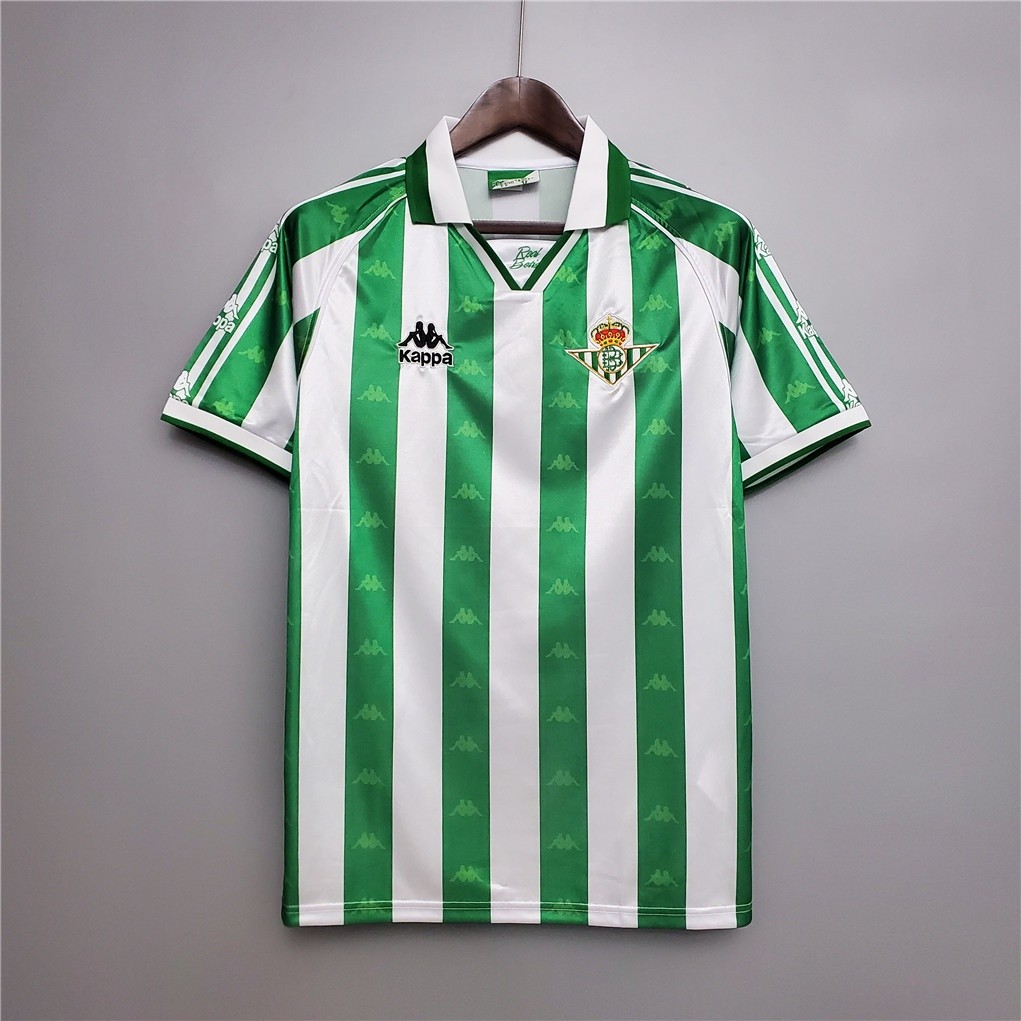 #BET 95-97 Home Retro Soccer Jersey ฟุตบอล