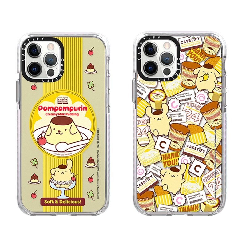 Casetiy Pompompurin Soft Case สําหรับ iPhone 16 15 14 Plus 11 12 13 Pro Max กันกระแทก TPU ซิลิโคนปลอก