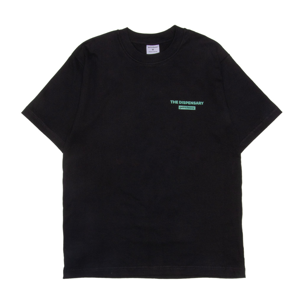 FTF ECUPPER THE DISPENSARY x Getricheasy T-shirt GG-EZ Black T-shirt tee tee