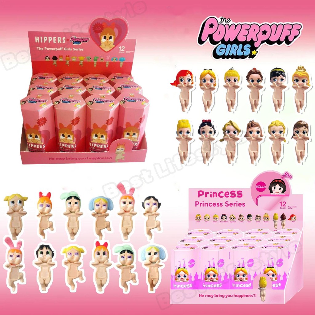 Sonny Angel Hippers The Powerpuff Girls Series Blind Box รูปตุ๊กตาอะนิเมะตลกรุ่น Desktop Collection ของเล่น unhcxeth