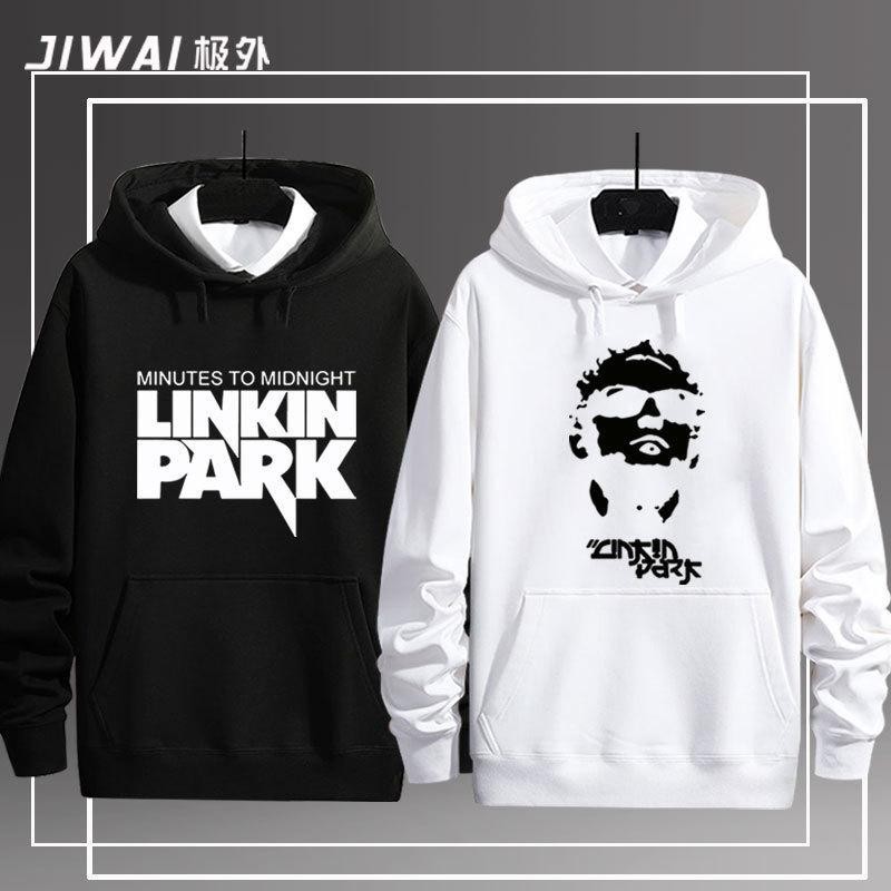 Linkin Park Linkin Park เพลง Rock Band พิมพ์ Hooded เสื้อกันหนาวผู้ชายผู้หญิงขนแกะซับเสื้อแจ็คเก็ต w