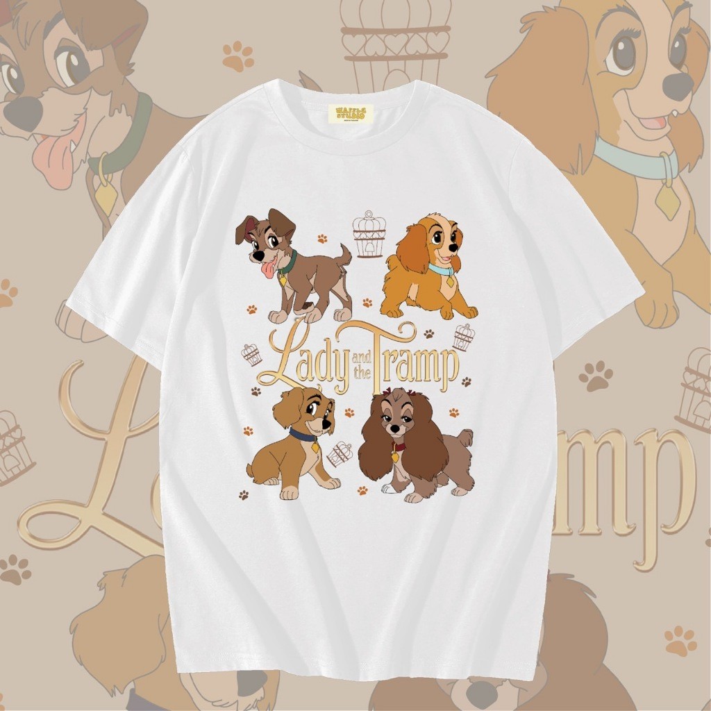 COD (จัดส่งตลอด 24 ชั่วโมง)Th เสื้อยืดโอเวอร์ไซส์ เสื้อยืดเกาหลี ผ้าคอตตอน 100% เสื้อยืด แบมบี้ Bambi กวาง WAFFLE STUDIO