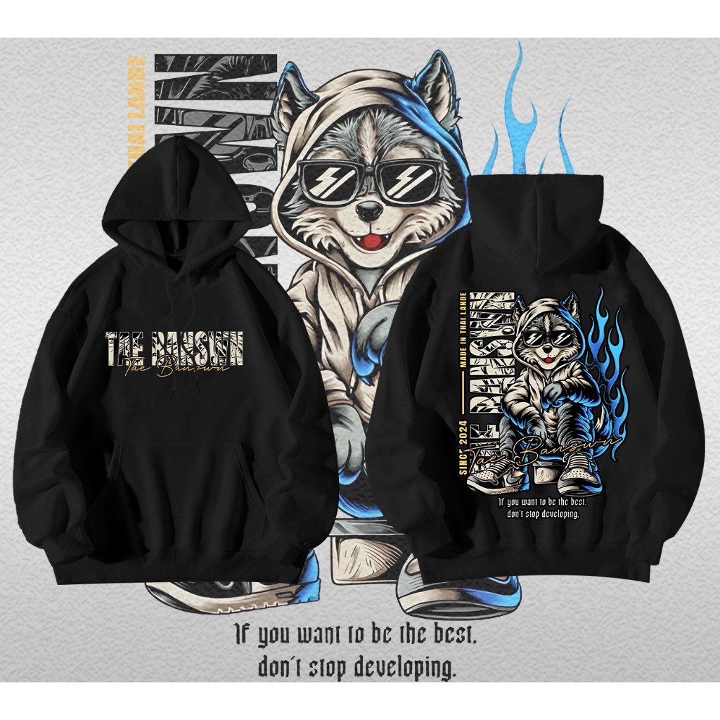2024new HOT [COD]เสื้อผ้าฝ้ายApichat Farm TaeBanswn V2 า เสื้อเต้บ้านสวน ฮู้ดแขนยาวอภิชาติฟาร์ม【ใหม่】M-3XL
