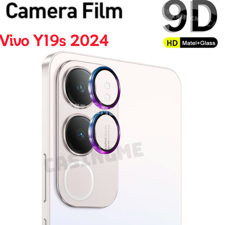 Vivo Y19s 2024 ตัวป้องกันเลนส์กล้องโลหะแหวนกล้องสําหรับ Vivo Y19s VivoY19s Y 19s Y19 S 4G 5G 2024 กล้องกระจกนิรภัยป้องกัน