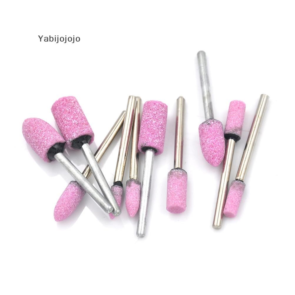 Yabijojojo 10X สีชมพูขัดติดหินโรตารี่เครื่องมือบดล้อใหม่