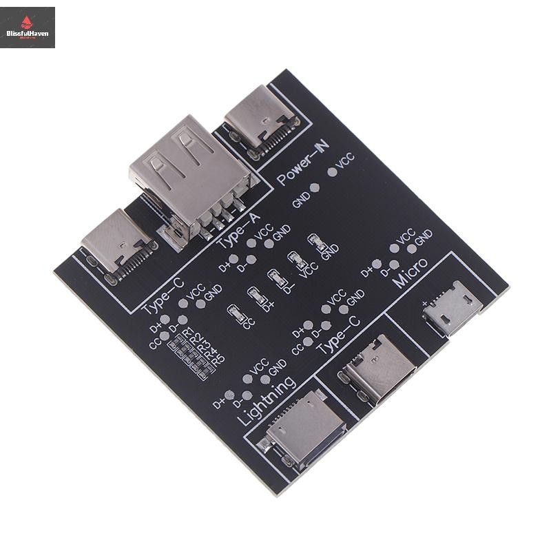 Cod 1PC USB Cable Data Line Test Board Cable Checker USB Cable Tester Short Circuit On-Off Switching