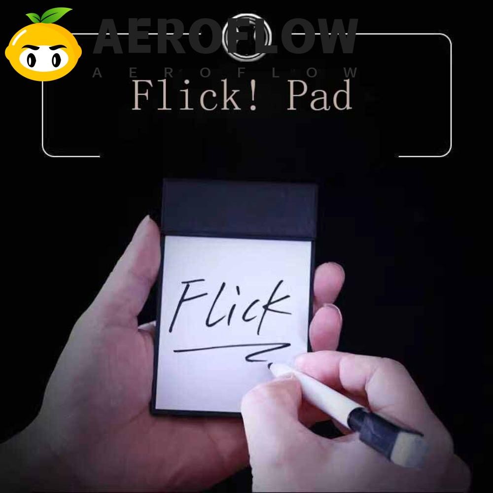 Aeroflow Flick Pad เปลี่ยนแหวน Surprise Props Flick Board กระดานวาดภาพวิเศษ เปลี่ยนทันที ข้อเสนอสารภาพ Lumos-ปิด เคล็ดลับมายากล ของขวัญเซอร์ไพรส์